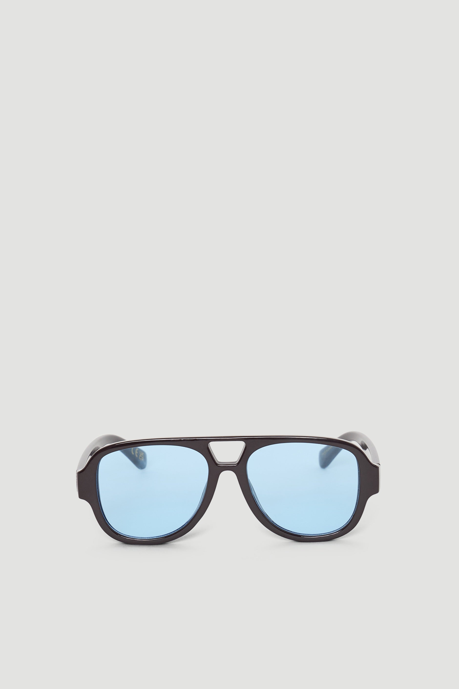 Hailey Aviator Sunglasses - Brown Blue