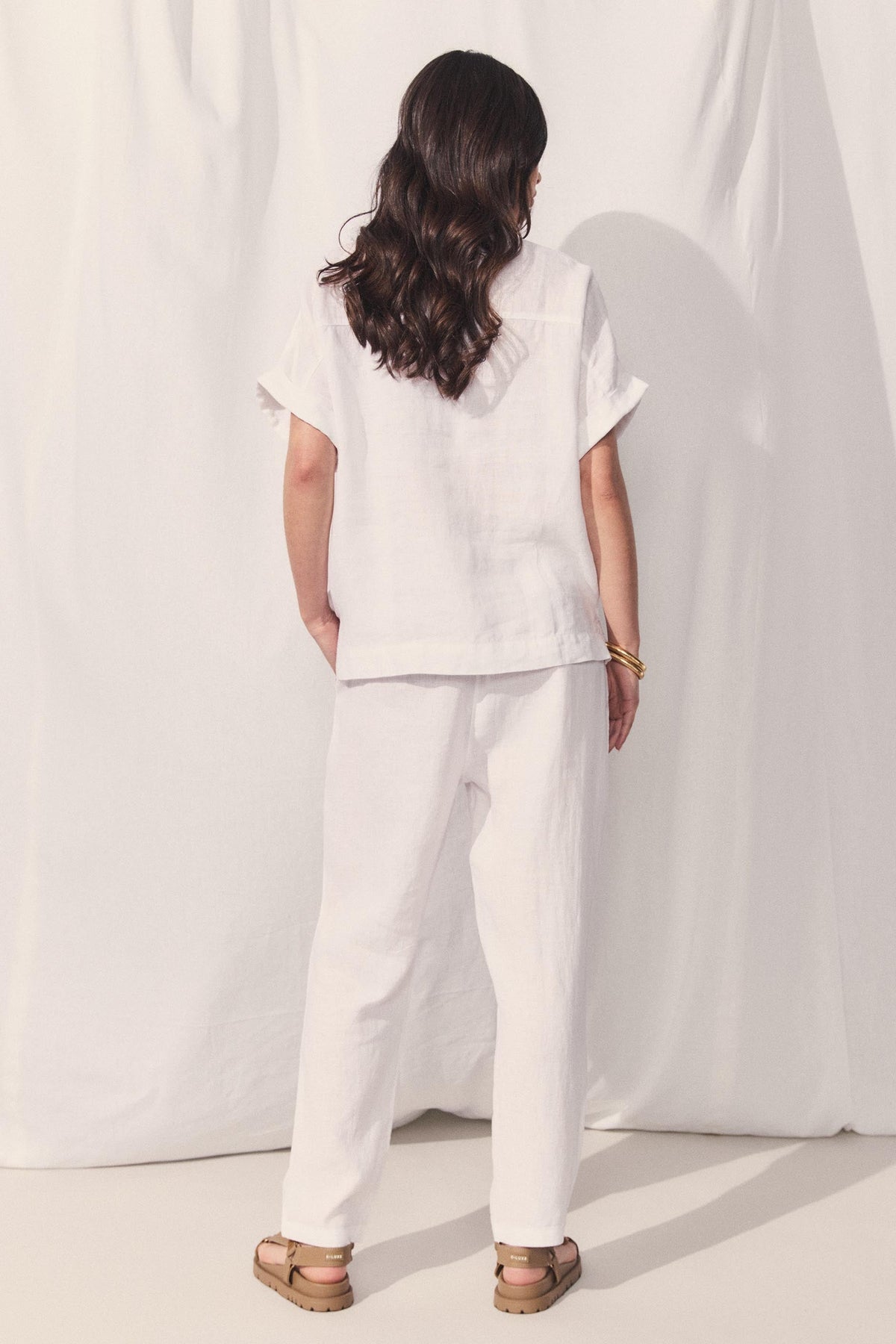 D-Luxe Pocket Linen Shirt