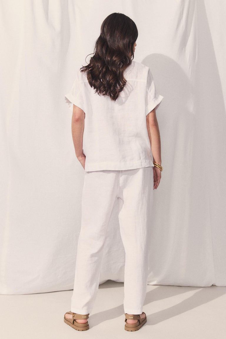 D-Luxe Pocket Linen Shirt