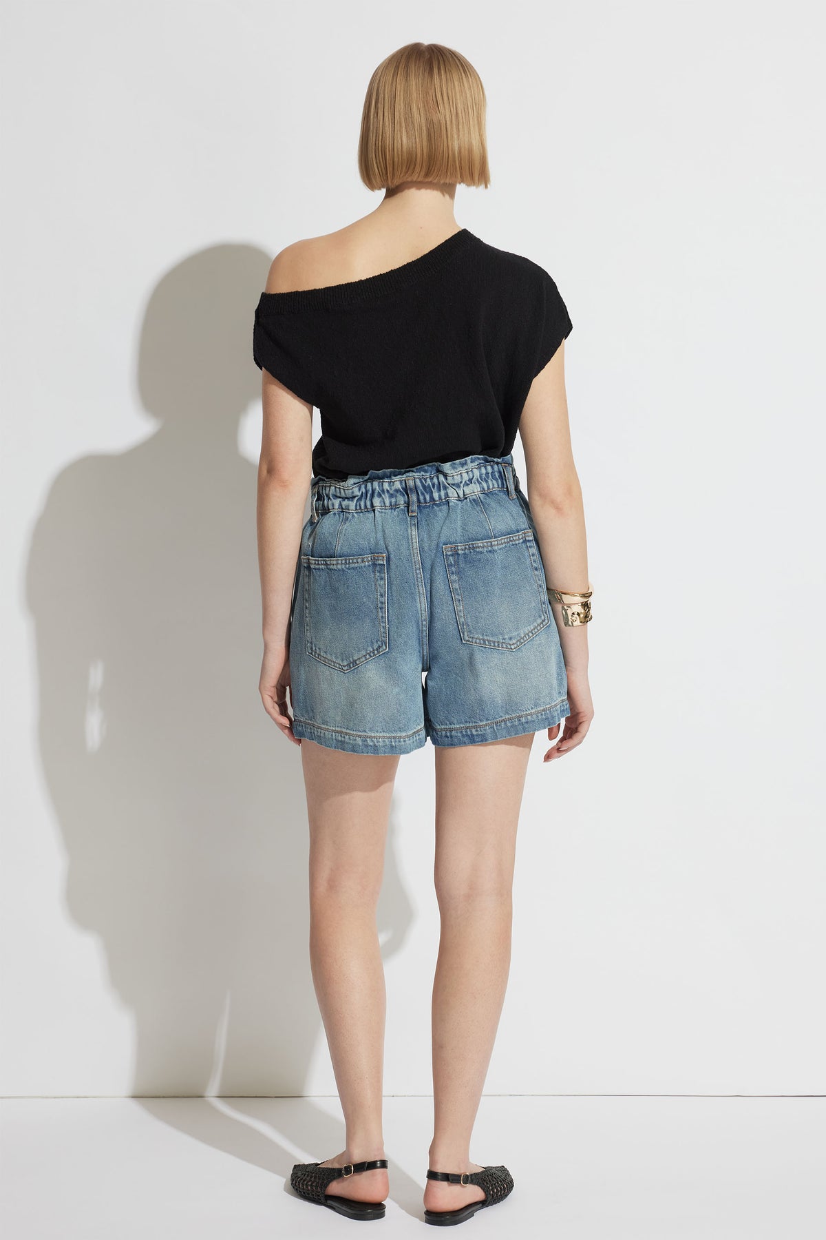Tatiana Paperbag Denim Short
