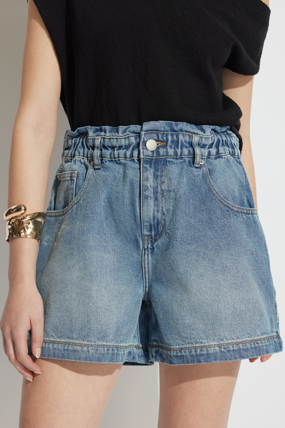Tatiana Paperbag Denim Short