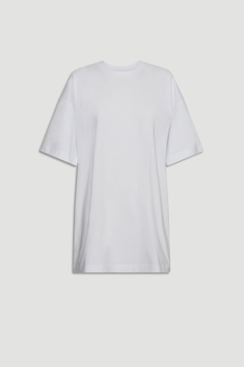 Kayla Longline Tee in 100% cotton featuring a relaxed fit and extended length by DECJUBA Australian fashion brand