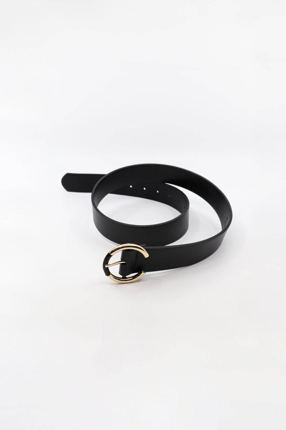 Self Covered Round Buckle Belt