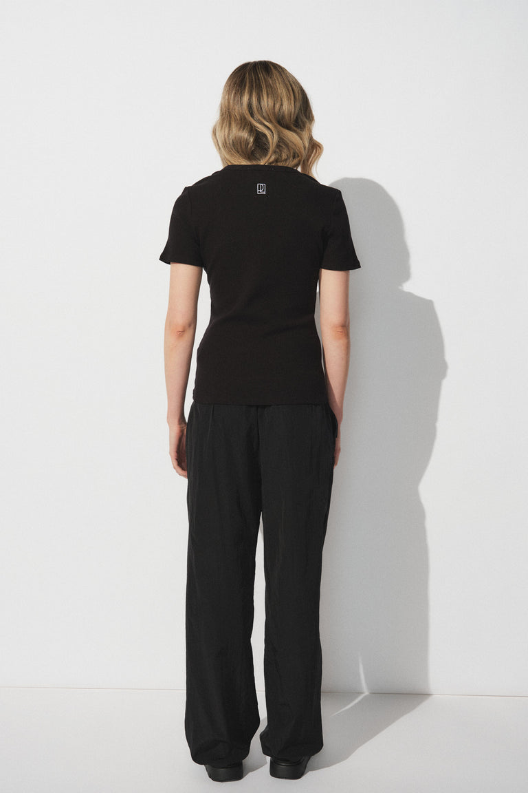 D-Luxe Short Sleeve Rib Tee