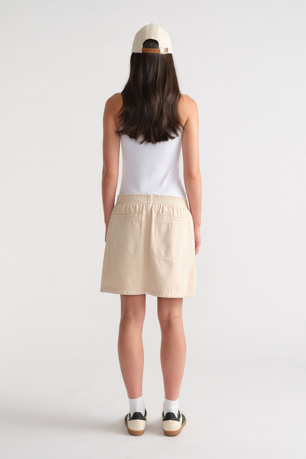 D-Luxe Denim Pull On Skirt