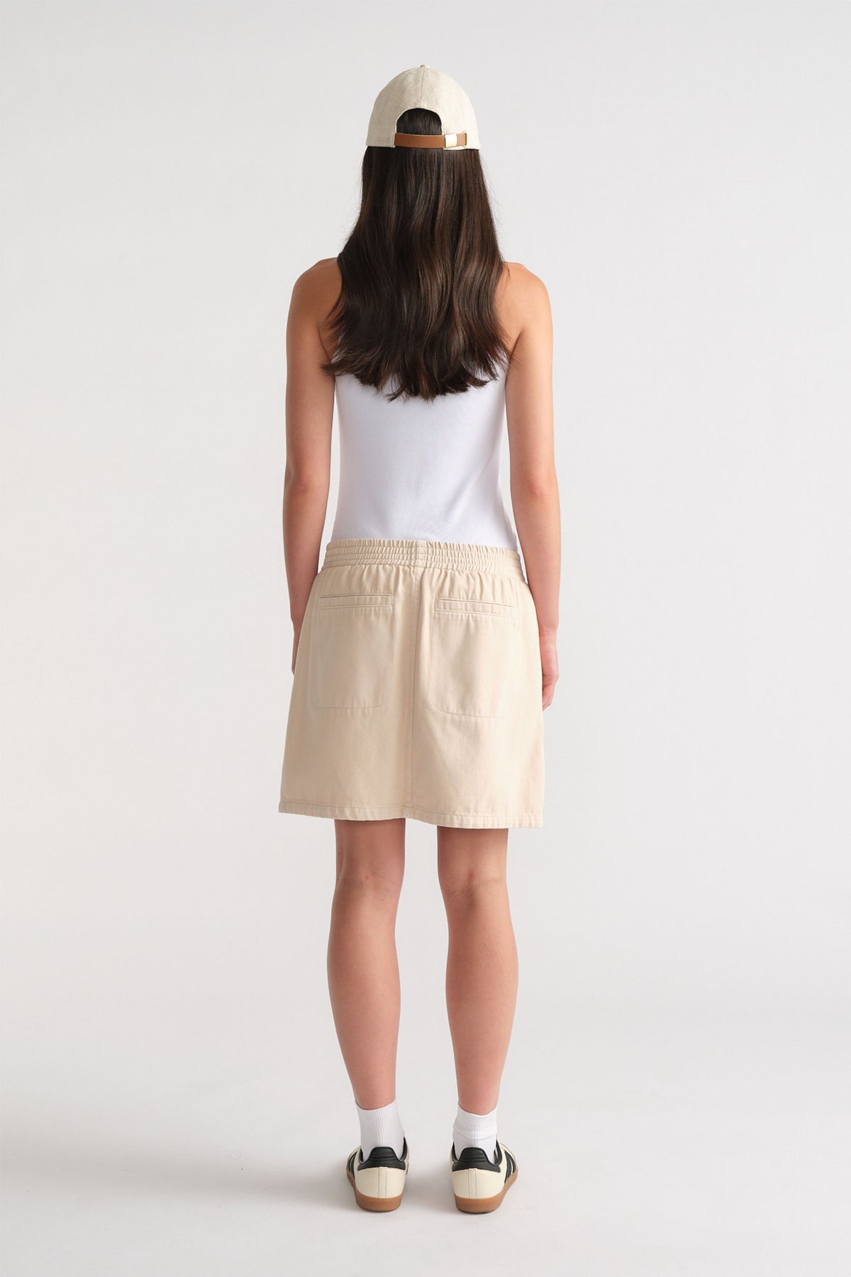 D-Luxe Denim Pull On Skirt