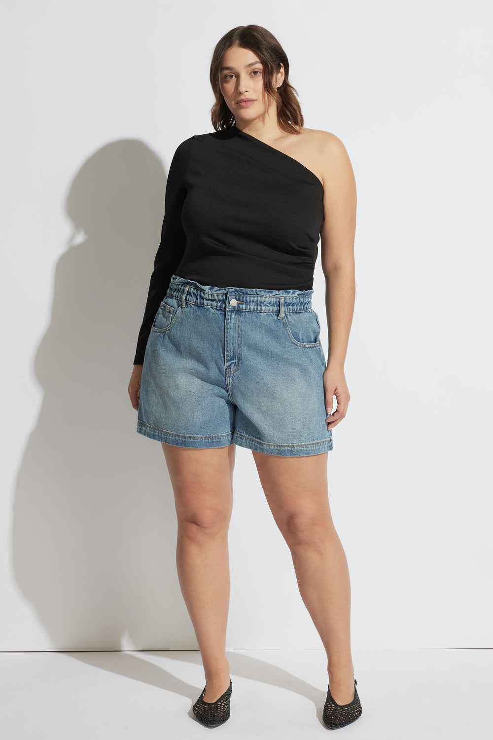 Tatiana Paperbag Denim Short