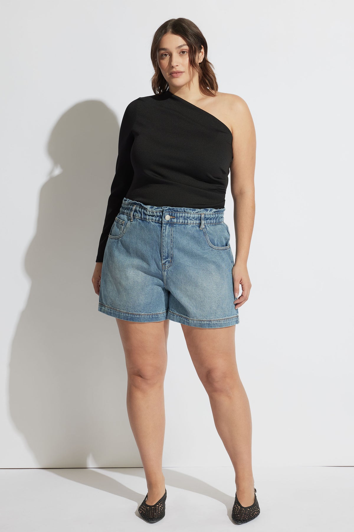 Tatiana Paperbag Denim Short