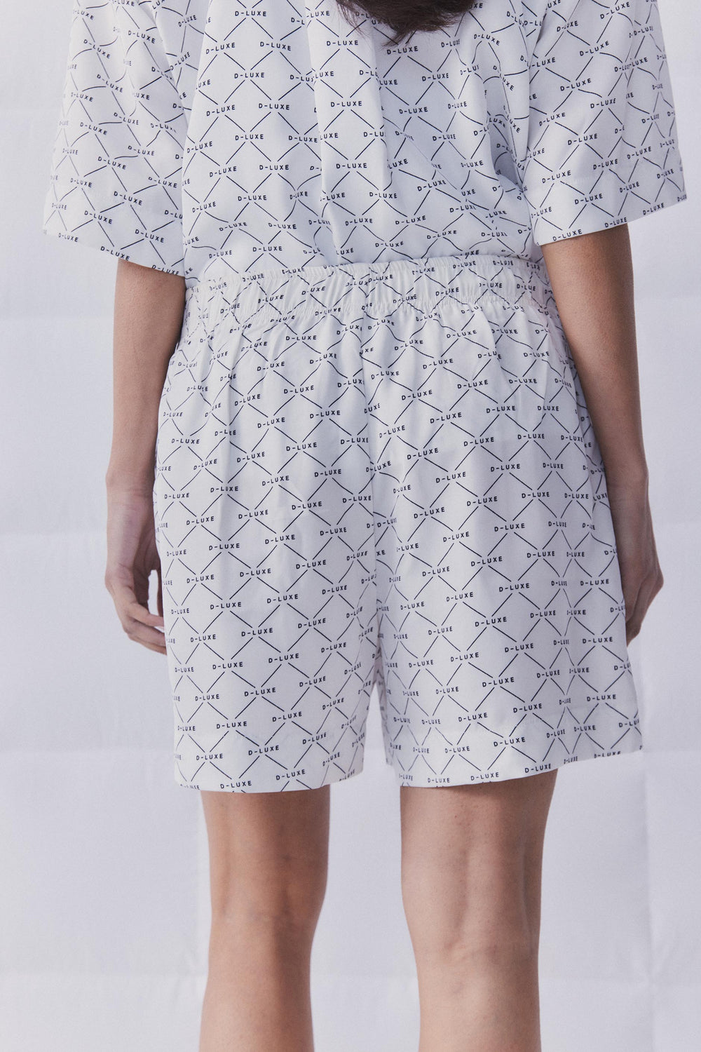 D-Luxe Monogram Print Short
