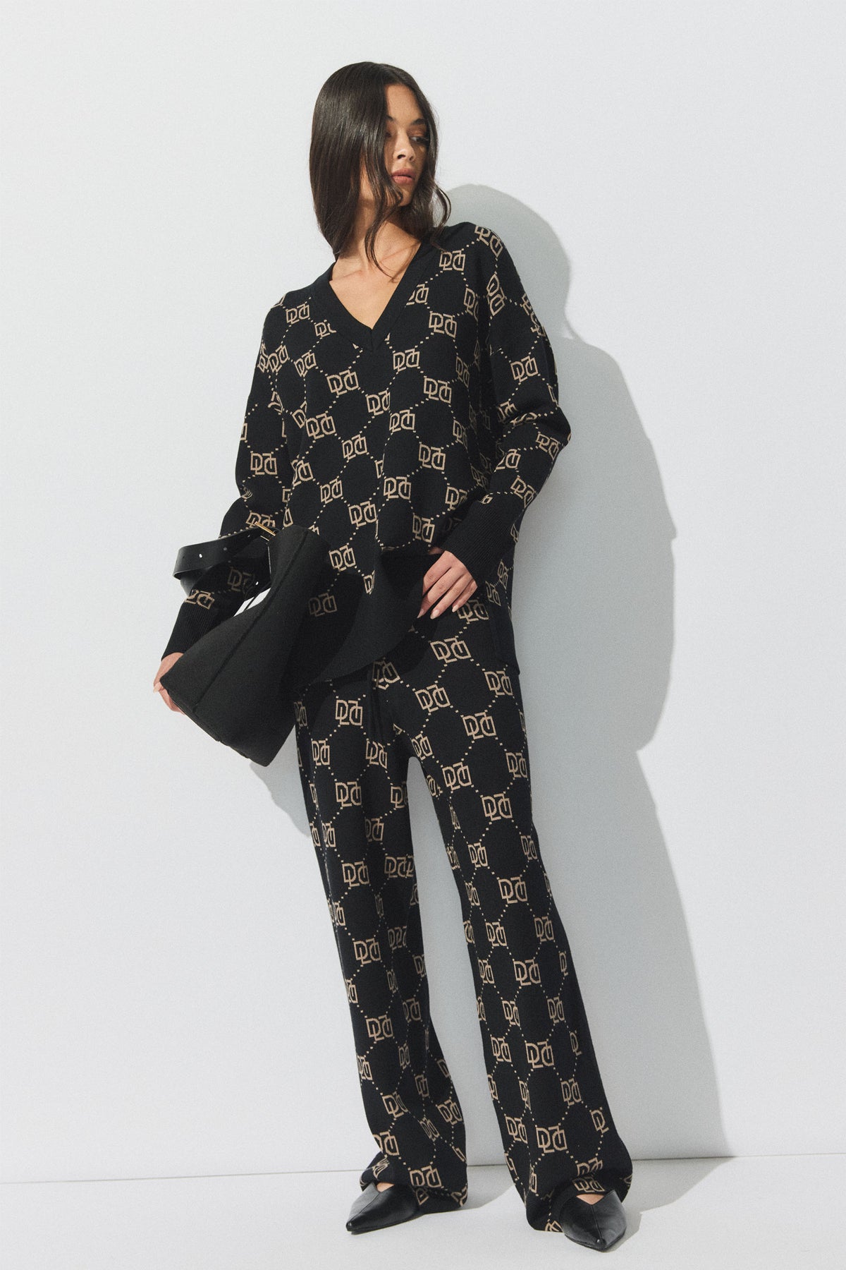 D-Luxe Monogram Knit Pant