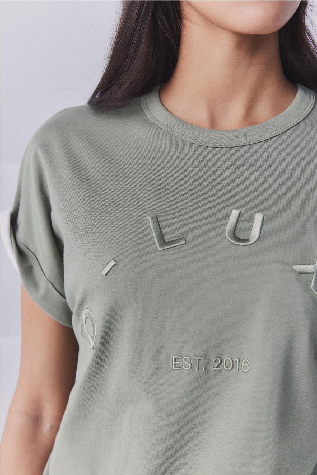 D-Luxe Embroidered Logo Tee