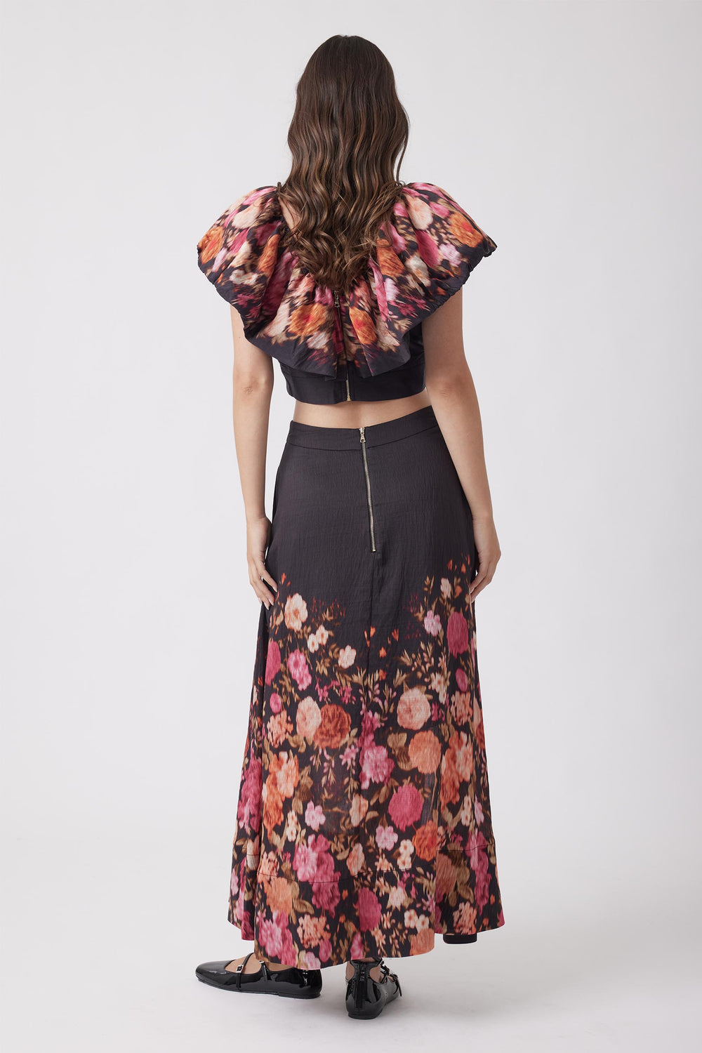 Mable Ruffle Crop Top