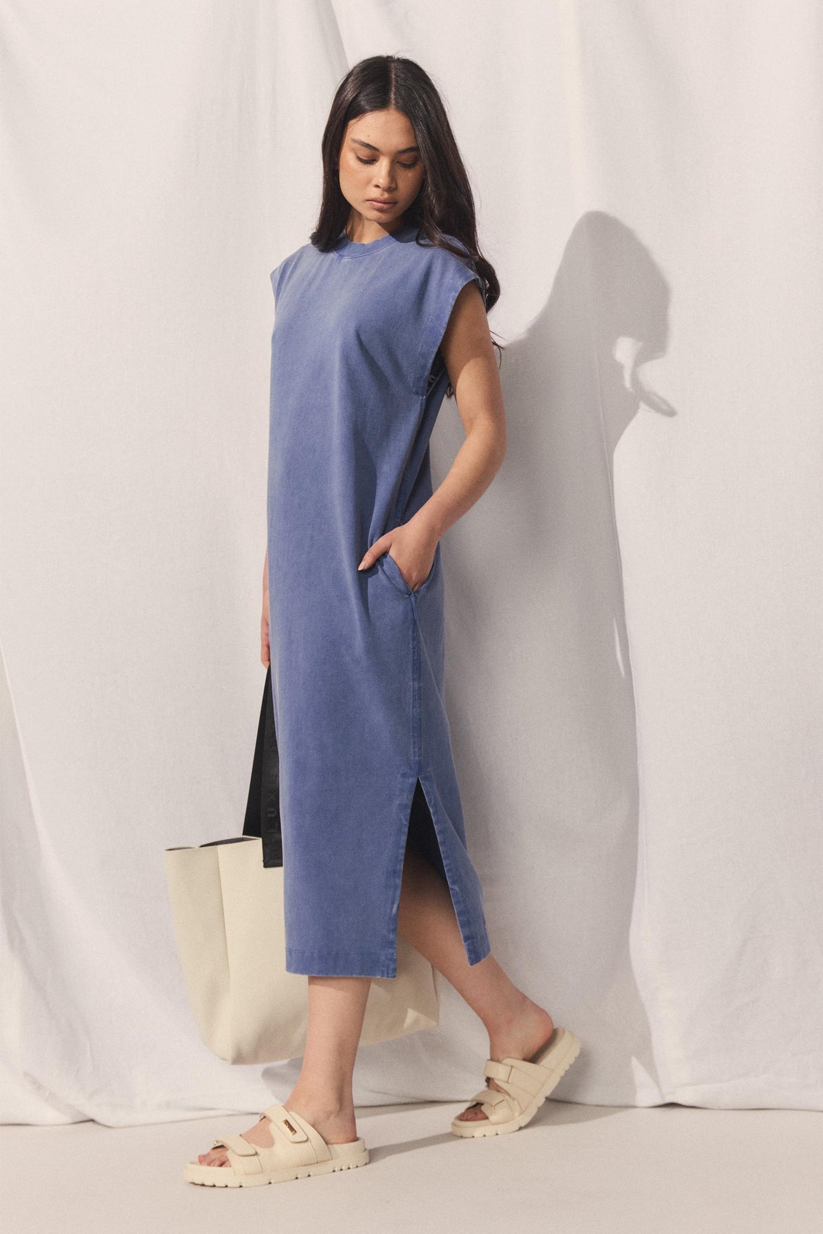 D-Luxe Sleeveless Tee Dress