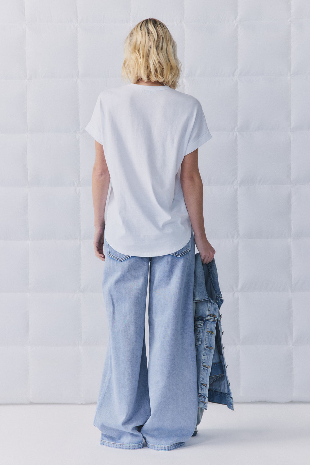 D-Luxe Half Moon Tonal Tee