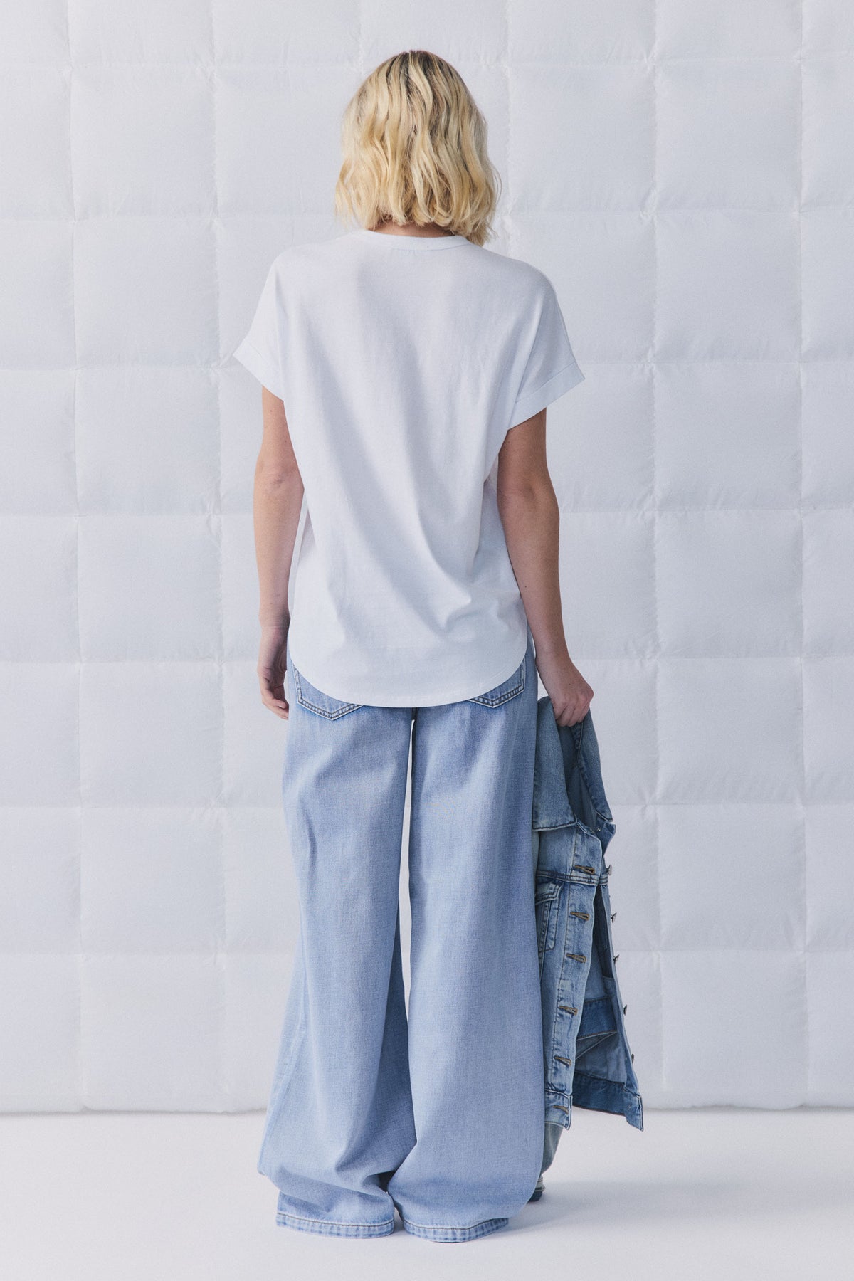 D-Luxe Half Moon Tonal Tee