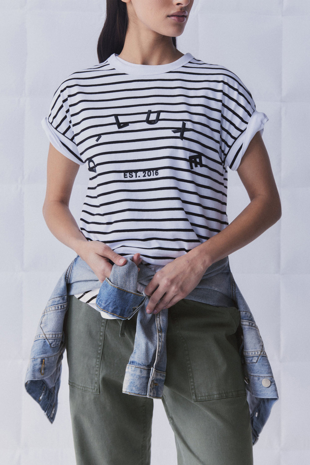 D-Luxe High Low Tee