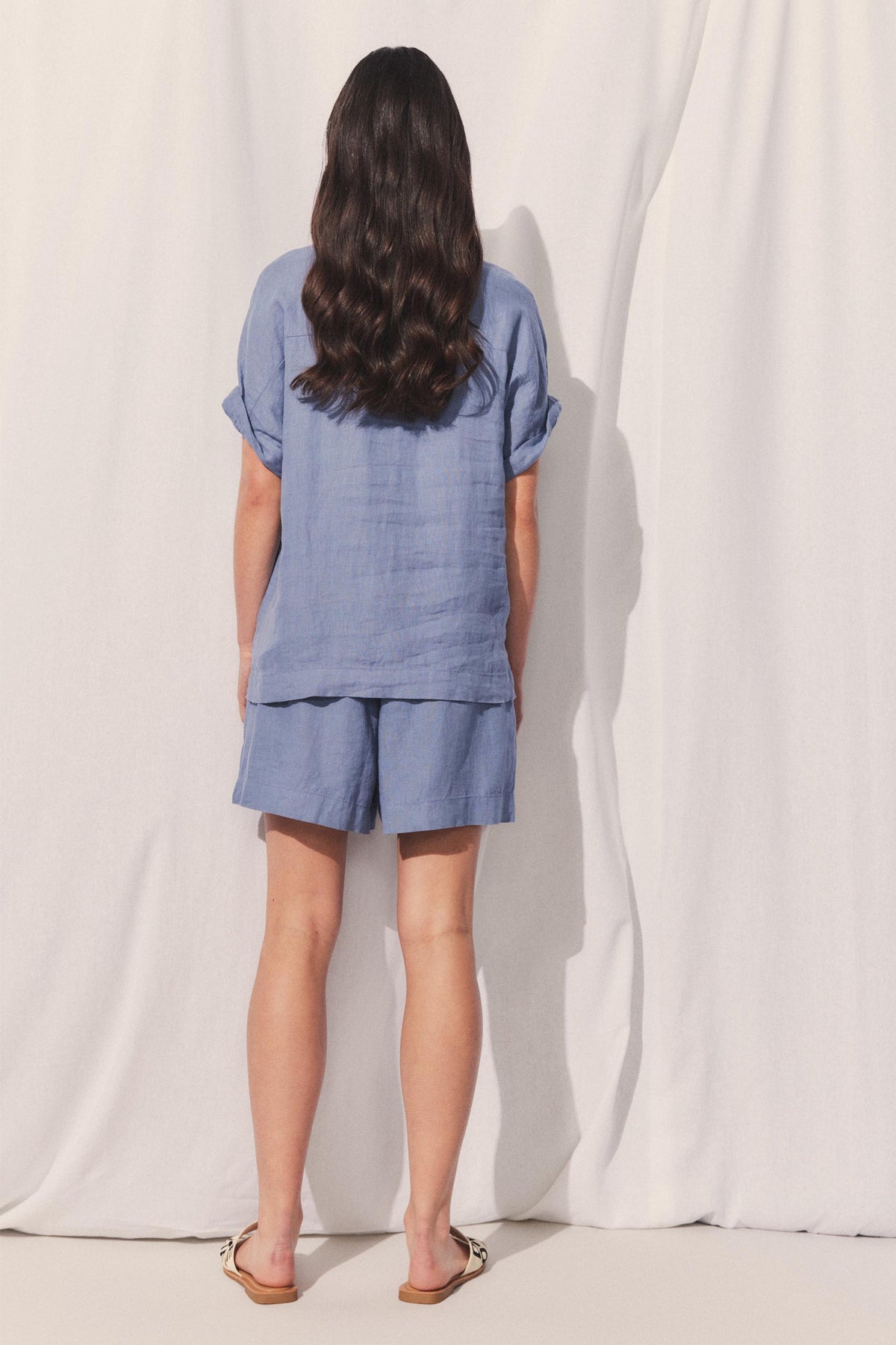 D-Luxe Pocket Linen Shirt