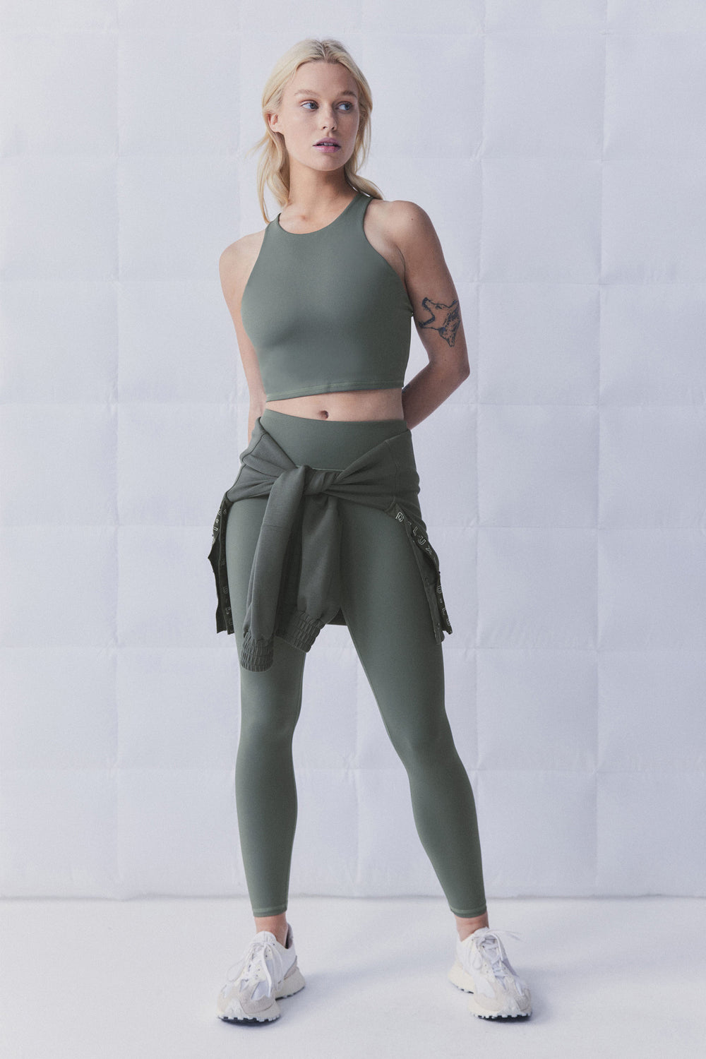 D-Luxe Racer Back Crop Top