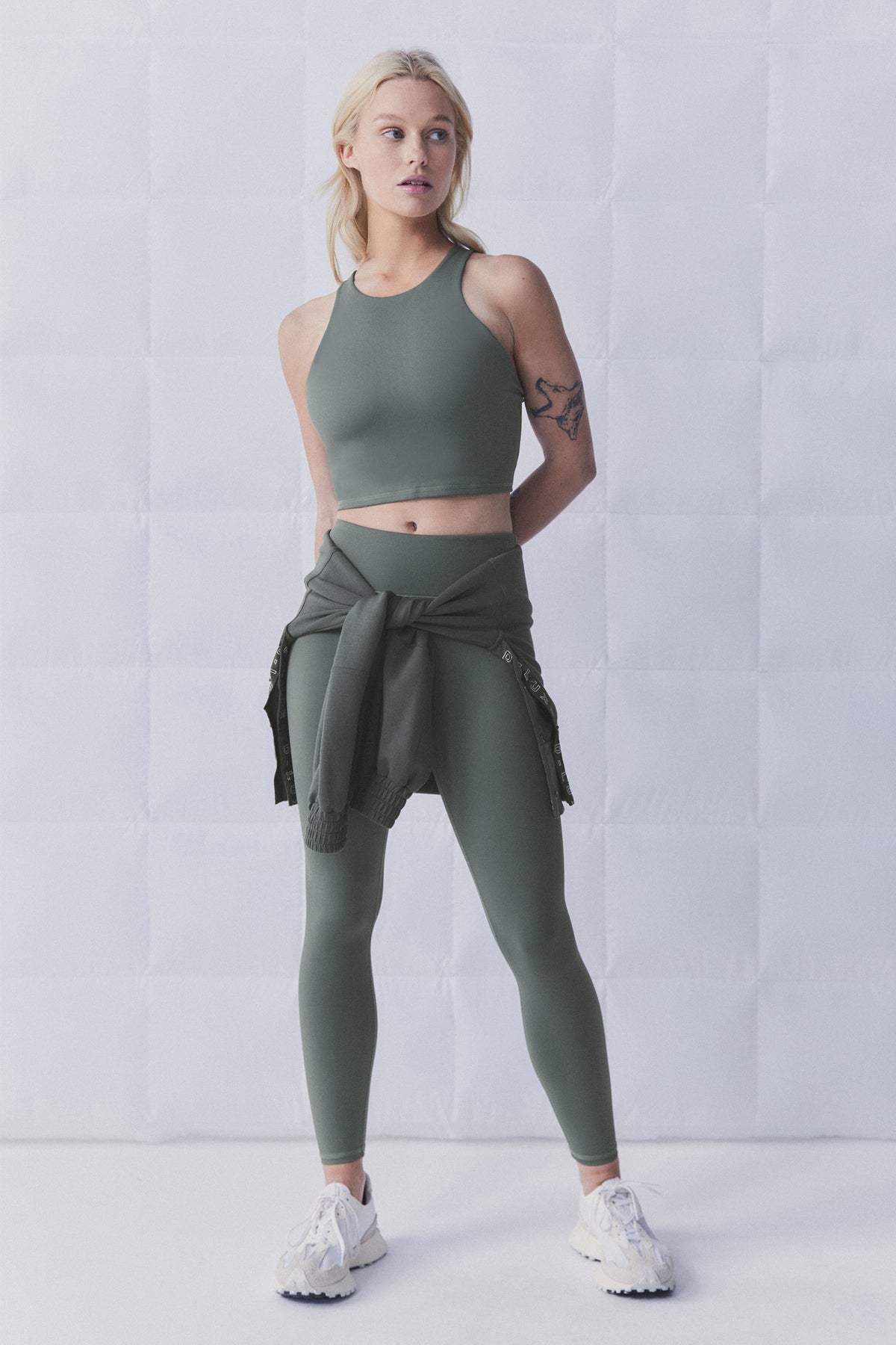 D-Luxe Racer Back Crop Top