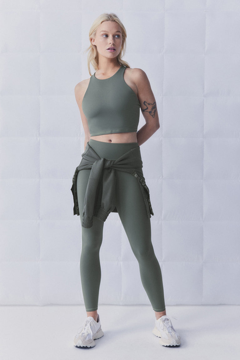 D-Luxe Racer Back Crop Top