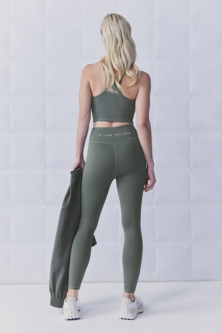 D-Luxe Racer Back Crop Top