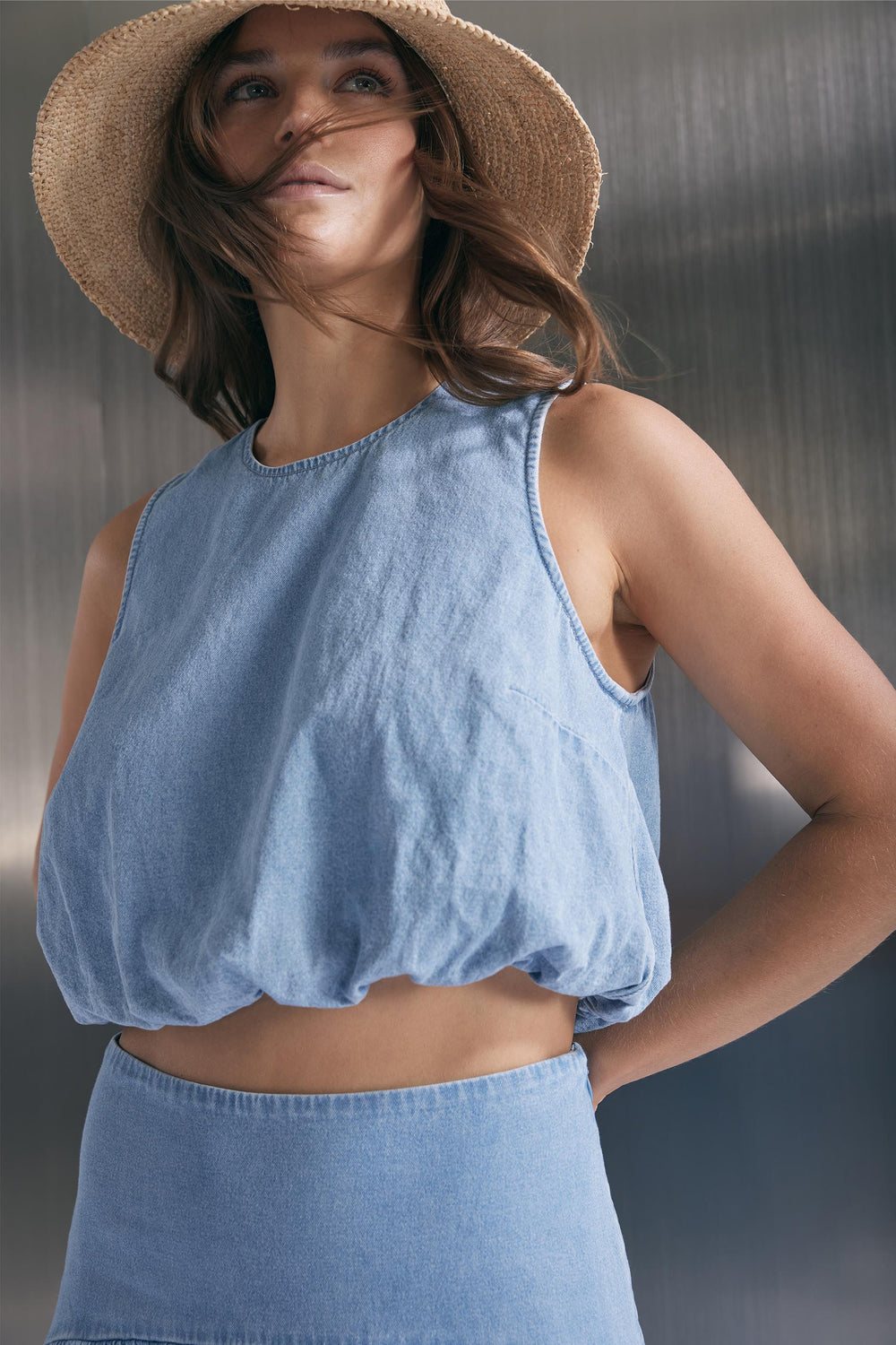 Tilly Denim Top