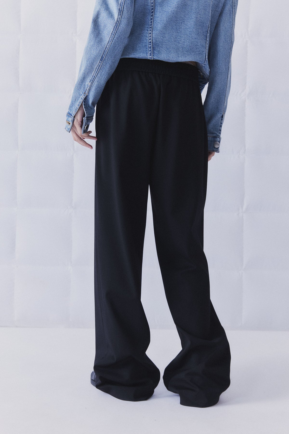 D-Luxe Wide Leg Ponte Jogger