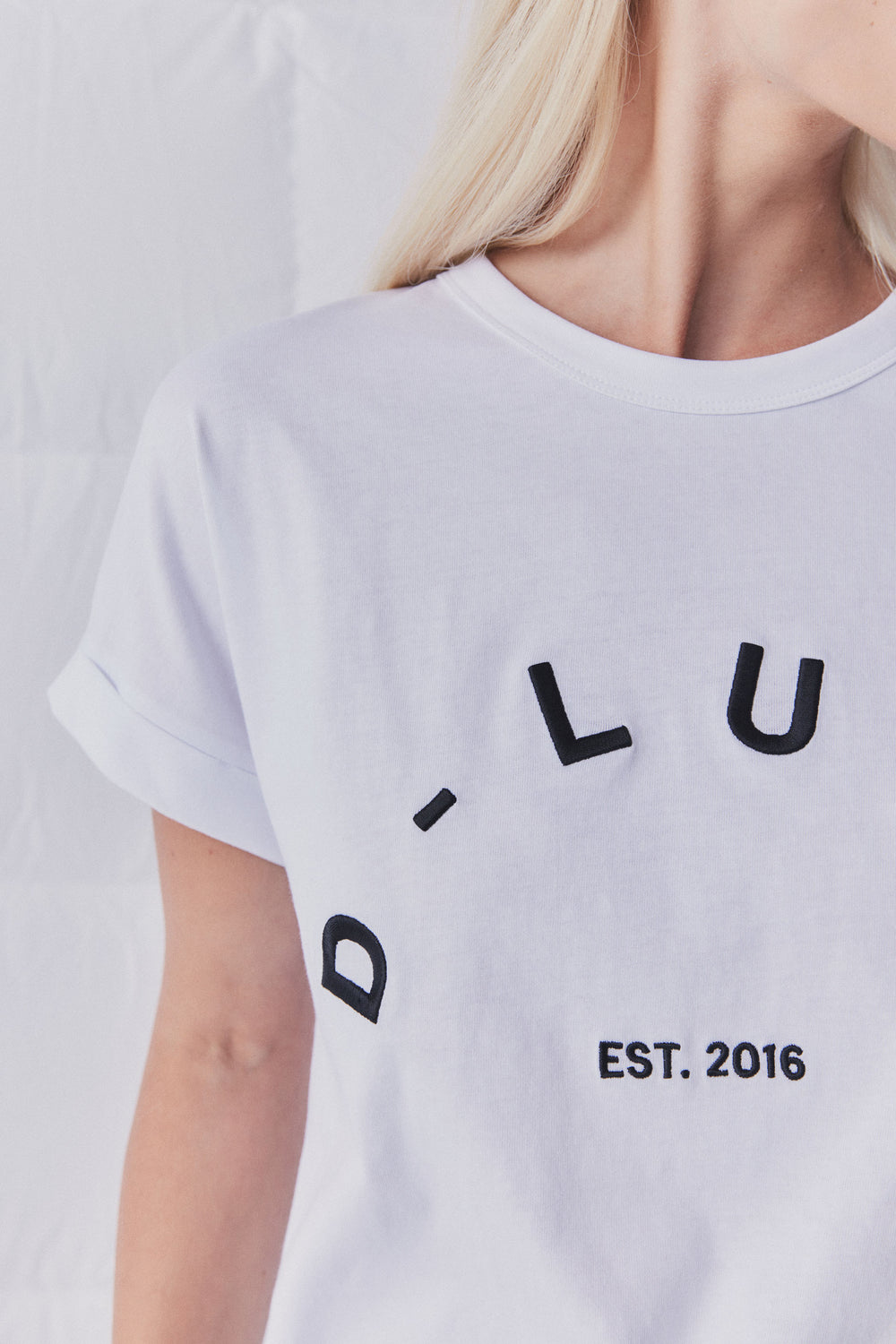 D-Luxe Embroidered Logo Tee