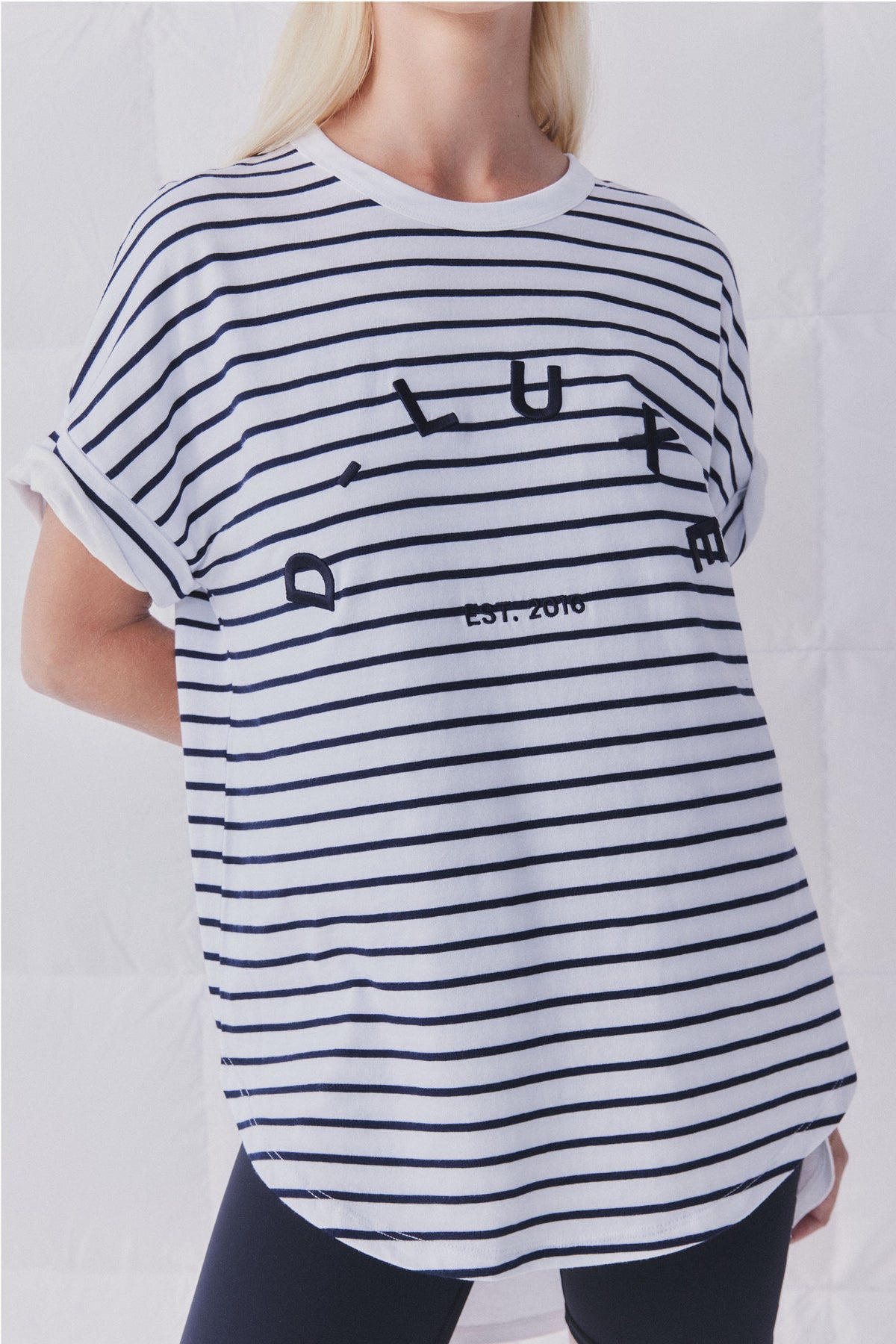 D-Luxe Embroidered Logo Tee
