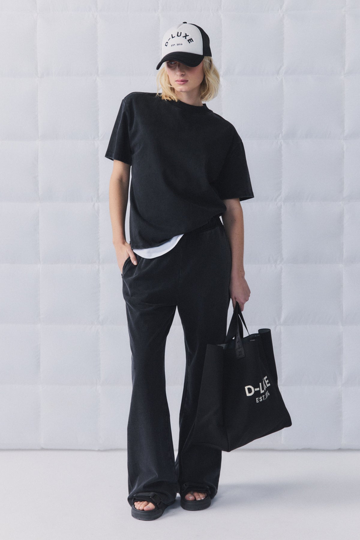 D-Luxe Mock Neck Boxy Tee