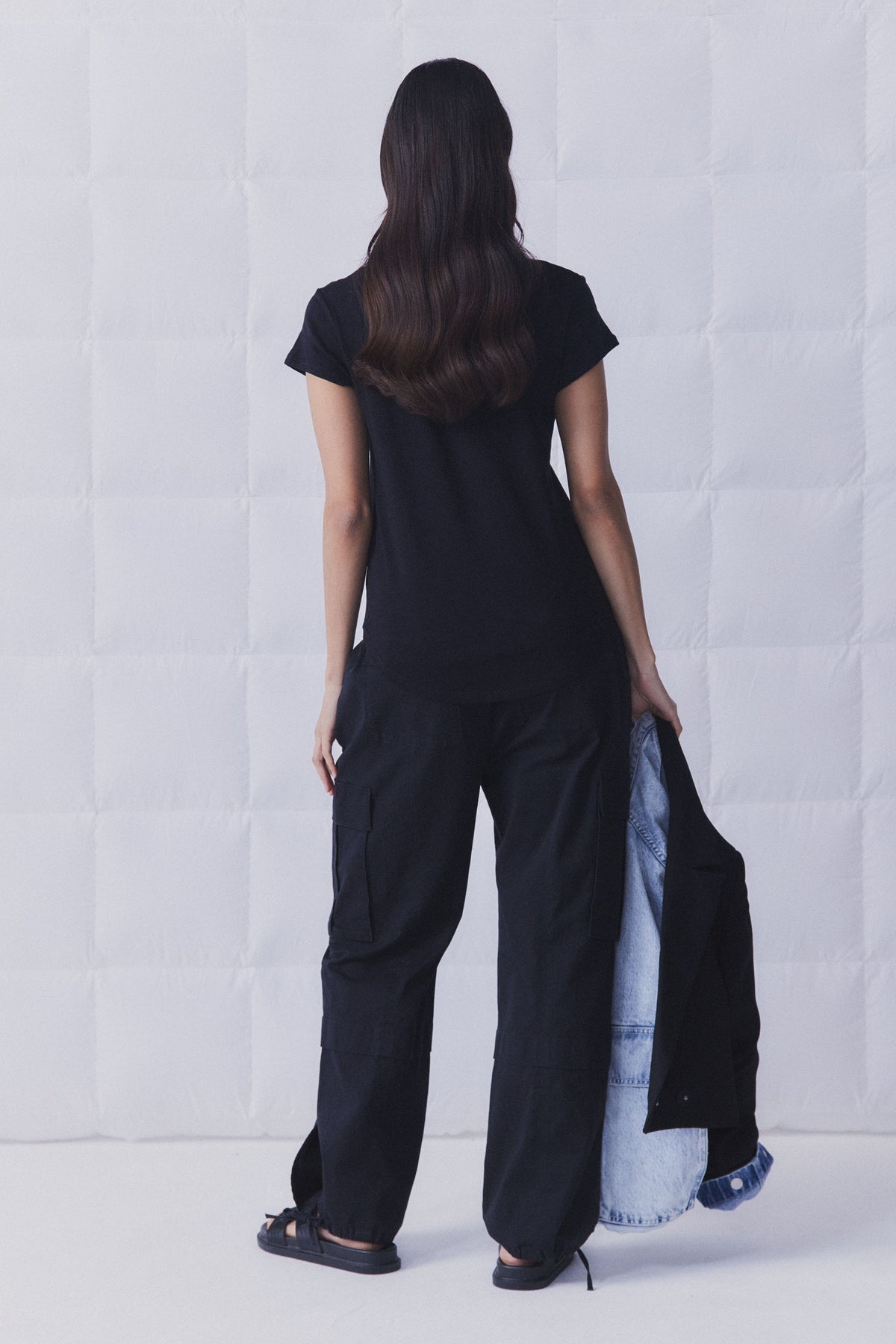 D-Luxe Scoop Neck Slub Tee