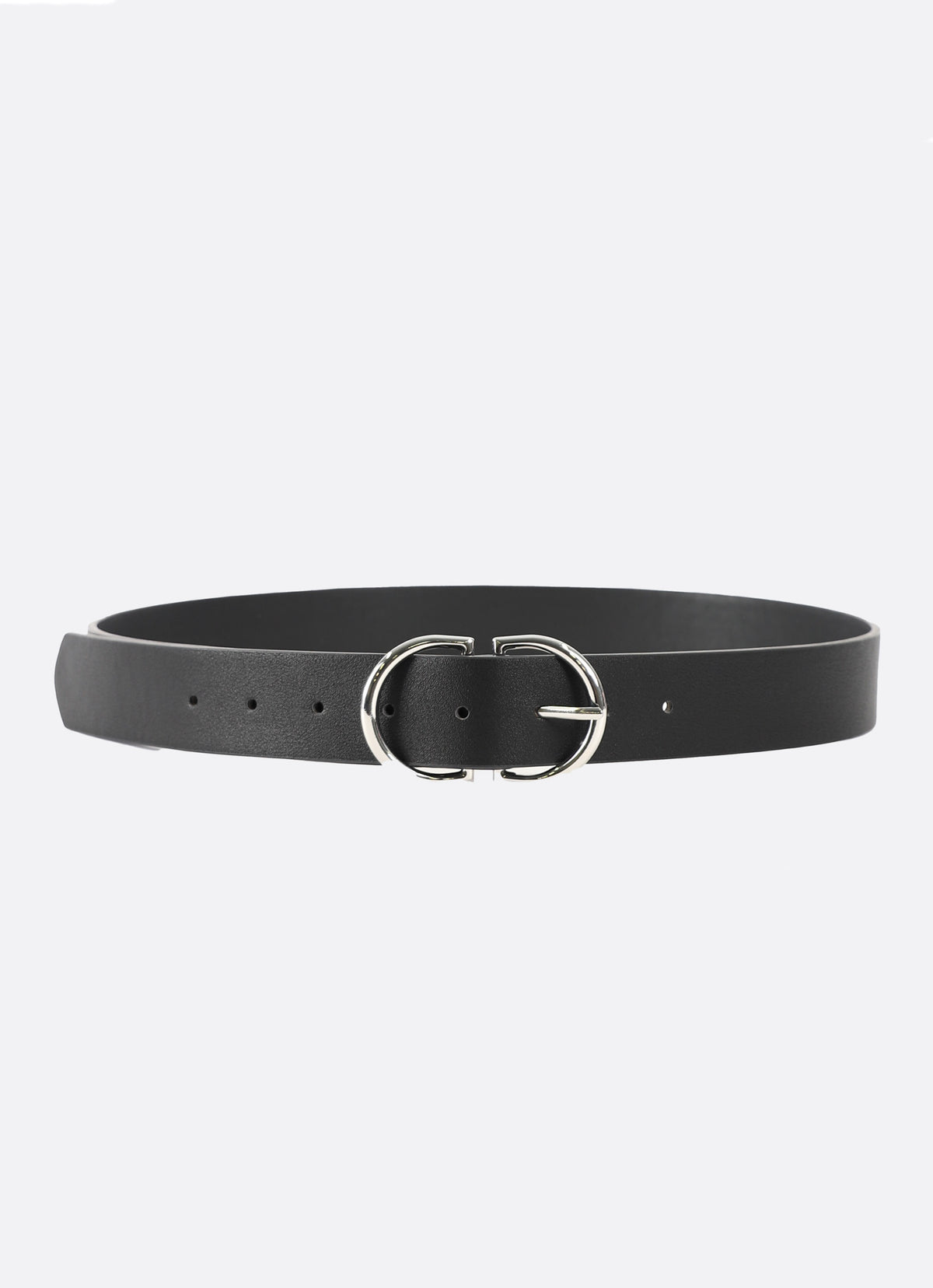 Double Half Moon Buckle Belt