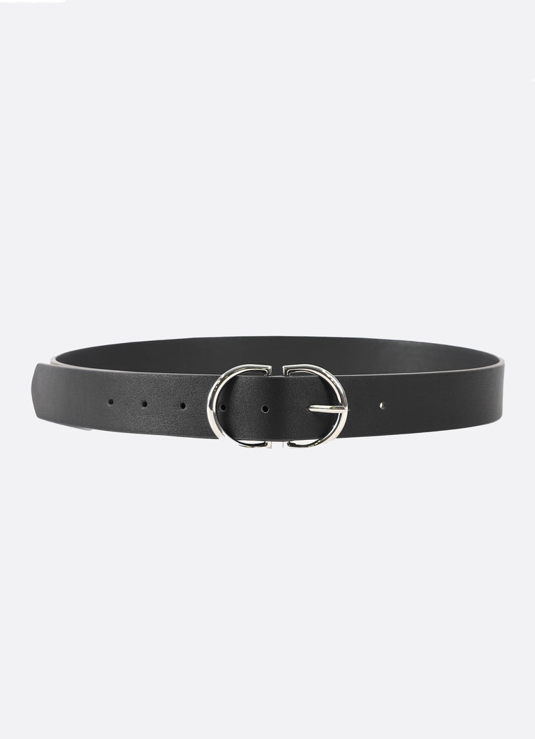 Double Half Moon Buckle Belt