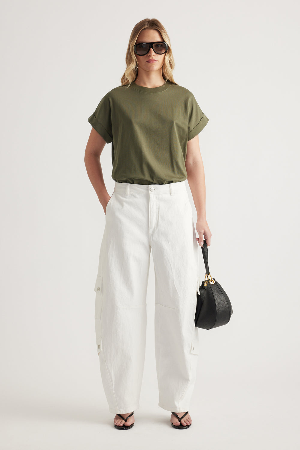 Alexa Cargo Barrel Jean