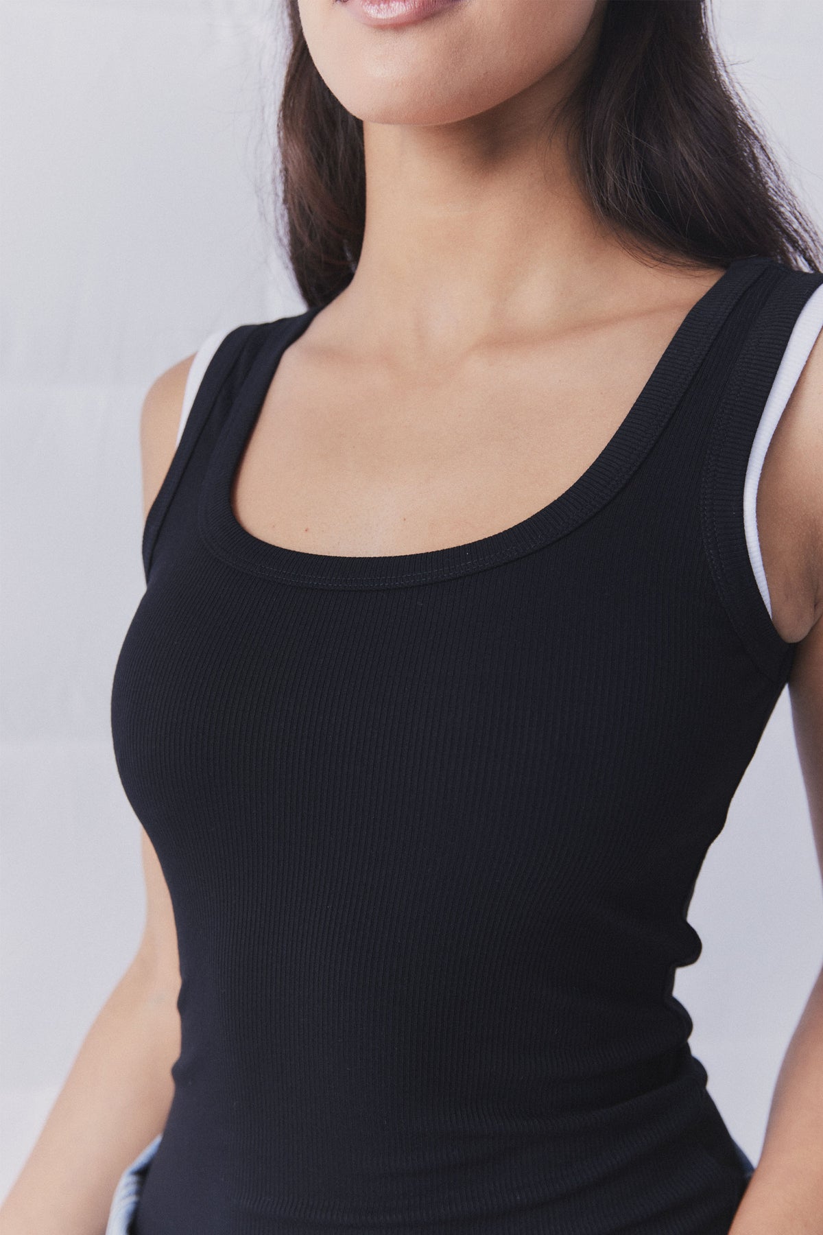 D-Luxe Bamboo Scoop Neck Tank