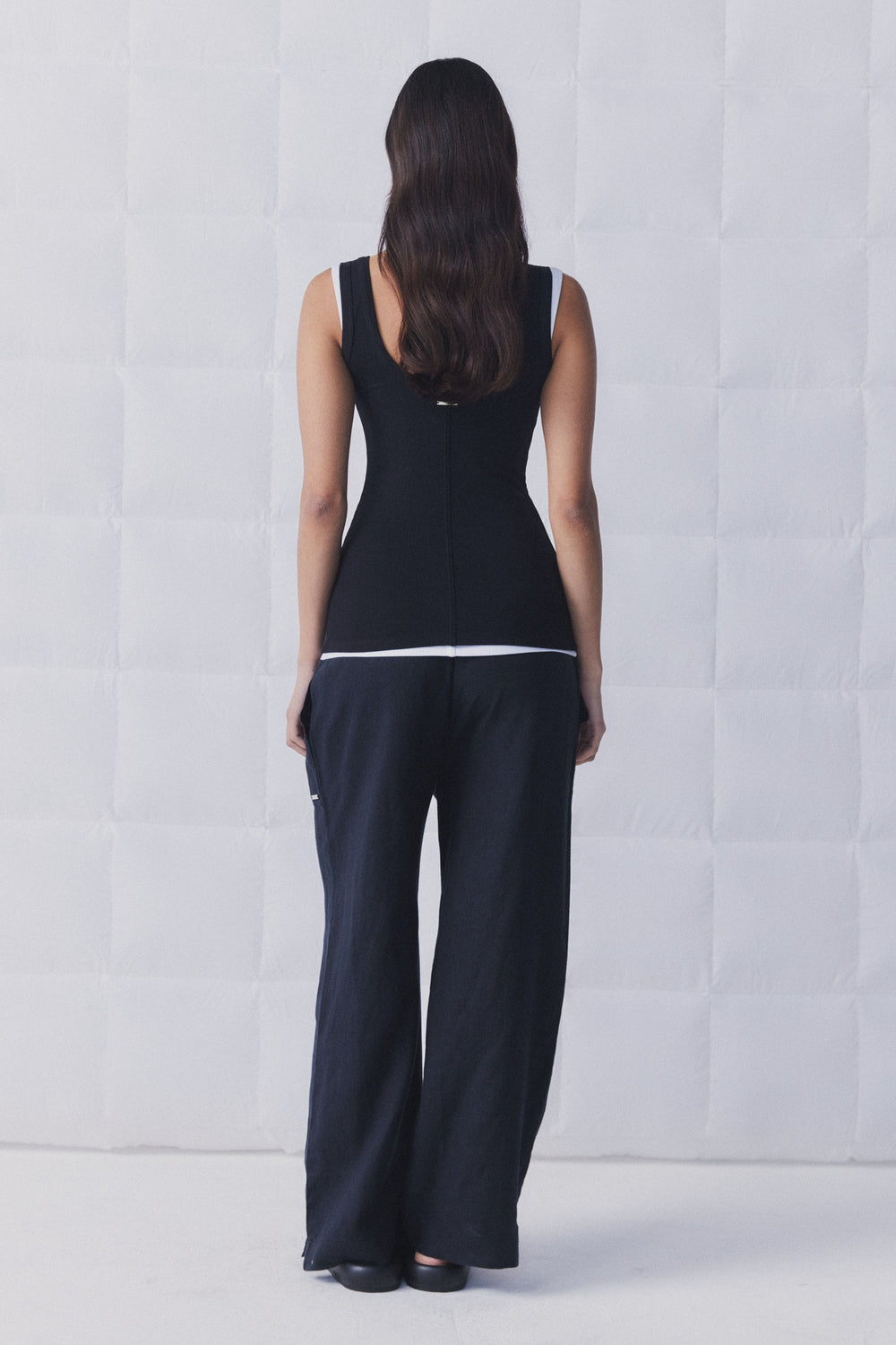 D-Luxe Bamboo Scoop Neck Tank