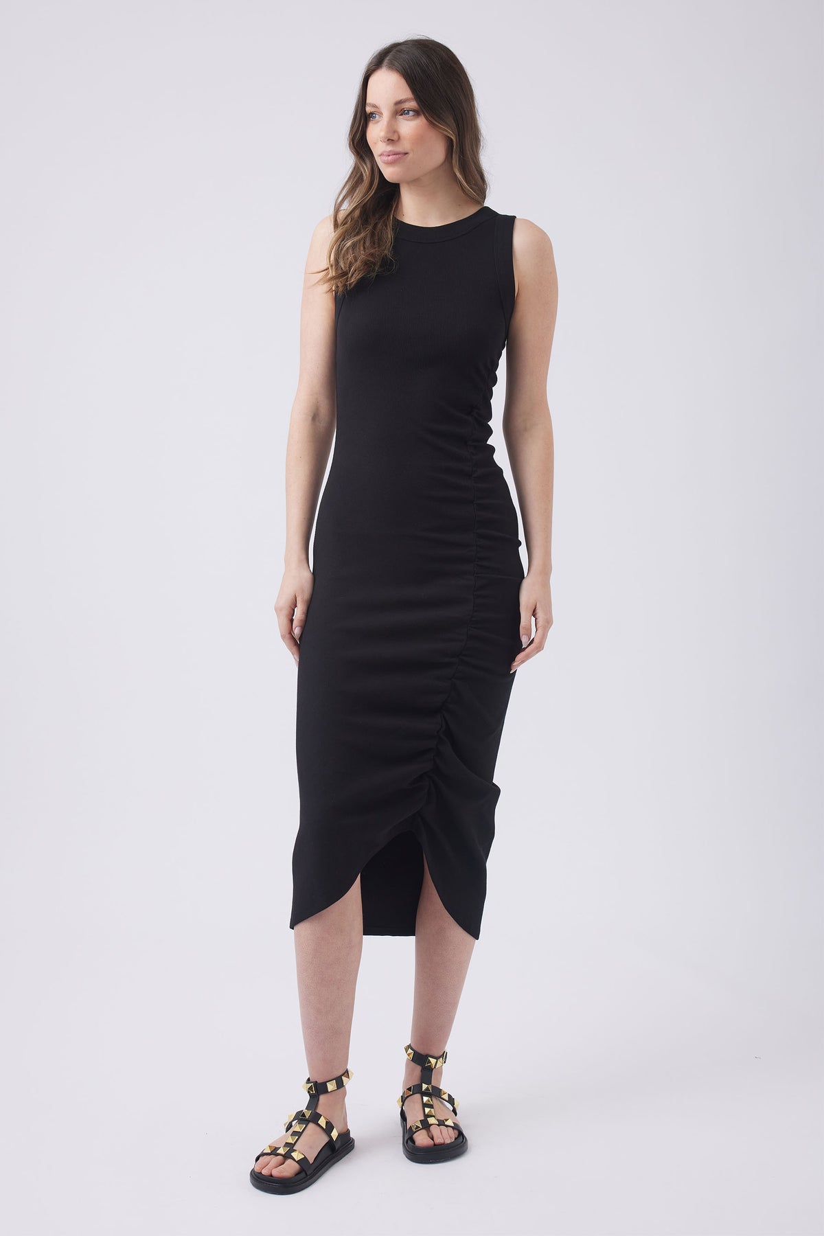 Rosalie Rib Midi Dress