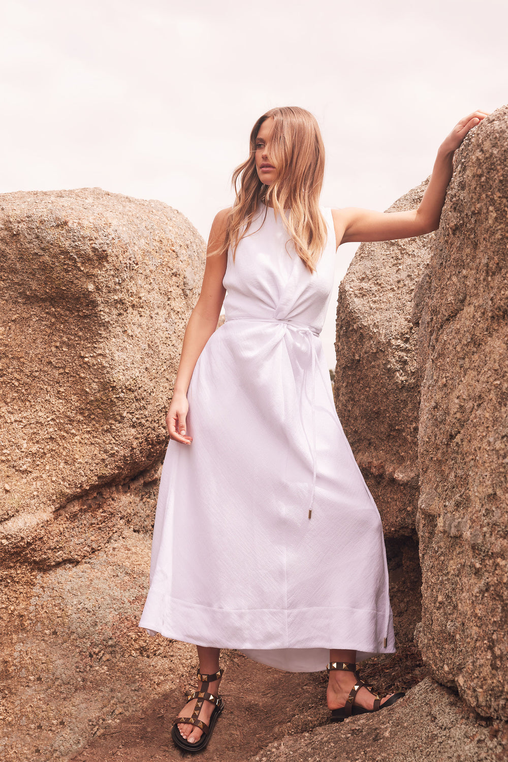 Sonia Textured Midi Dress