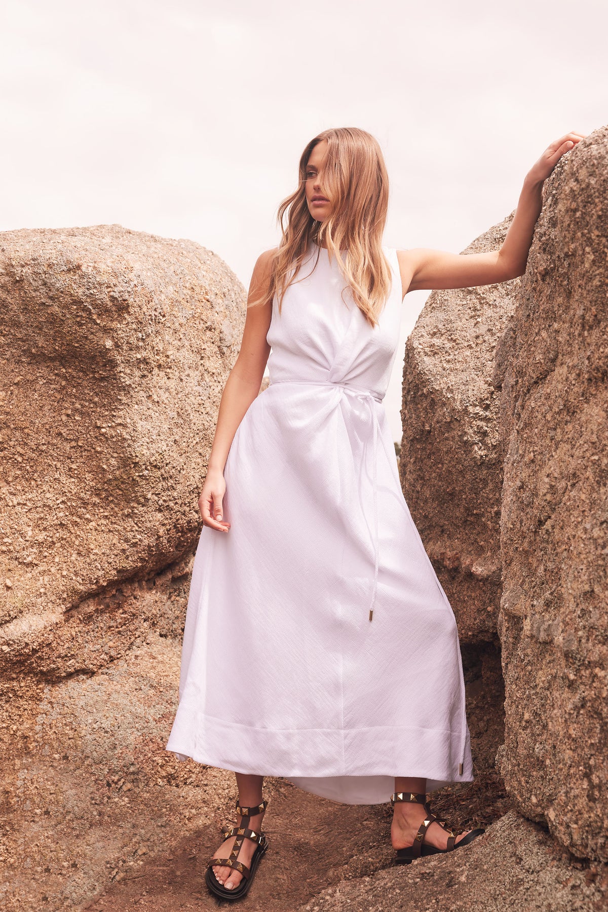 Sonia Textured Midi Dress