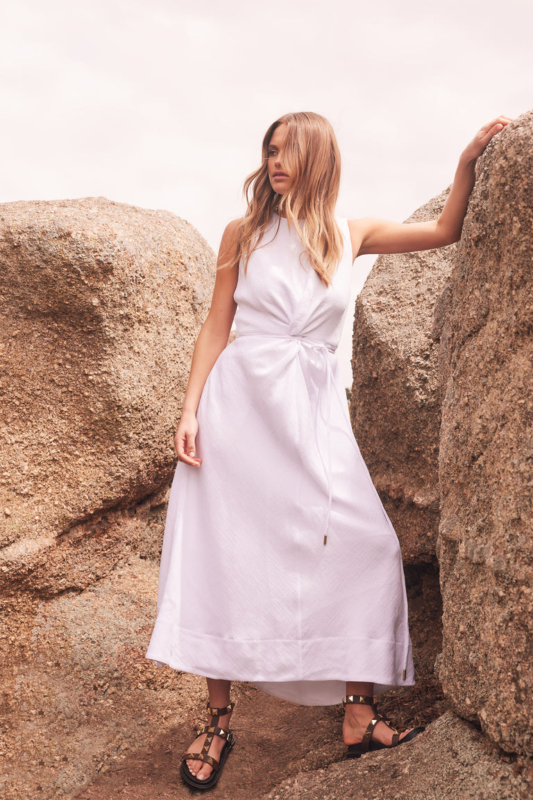 Sonia Textured Midi Dress