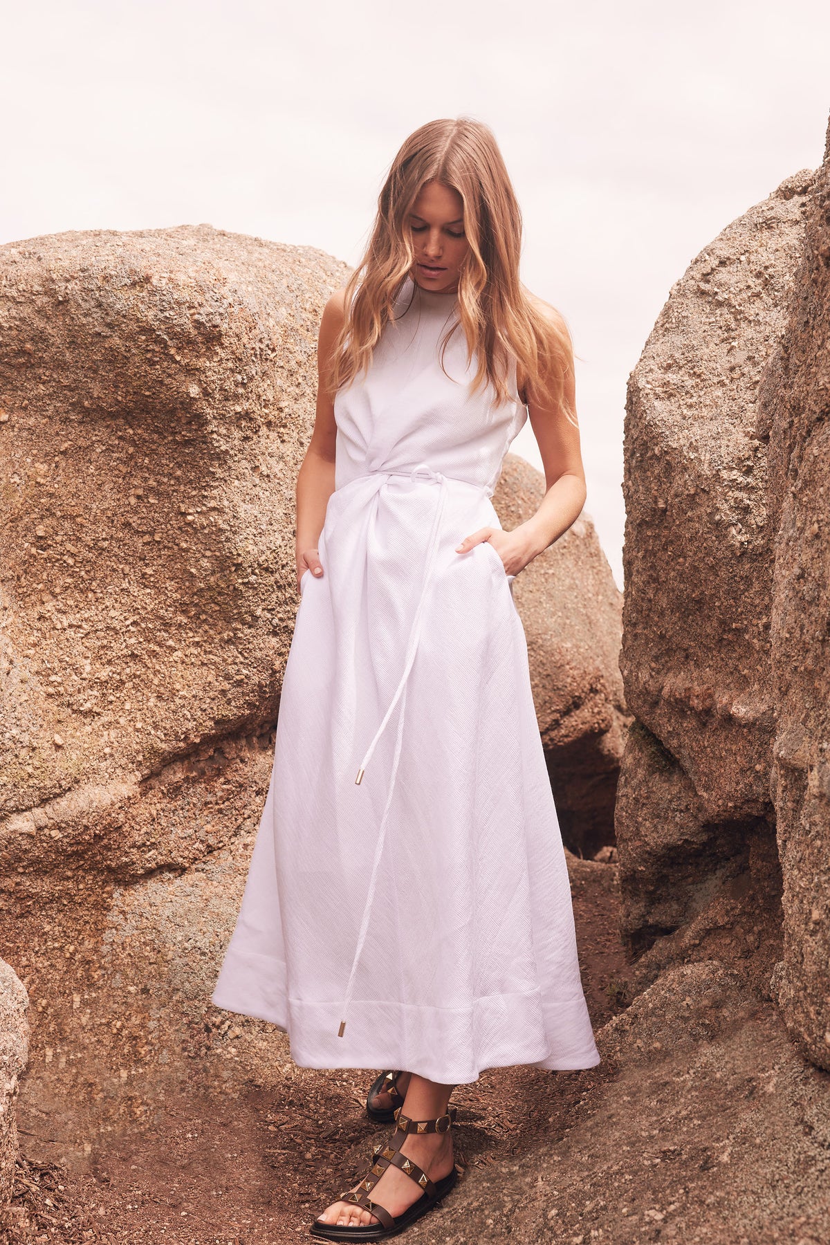 Sonia Textured Midi Dress