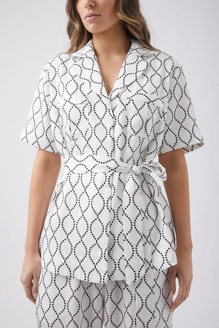 Suzie Tie Waist Shirt