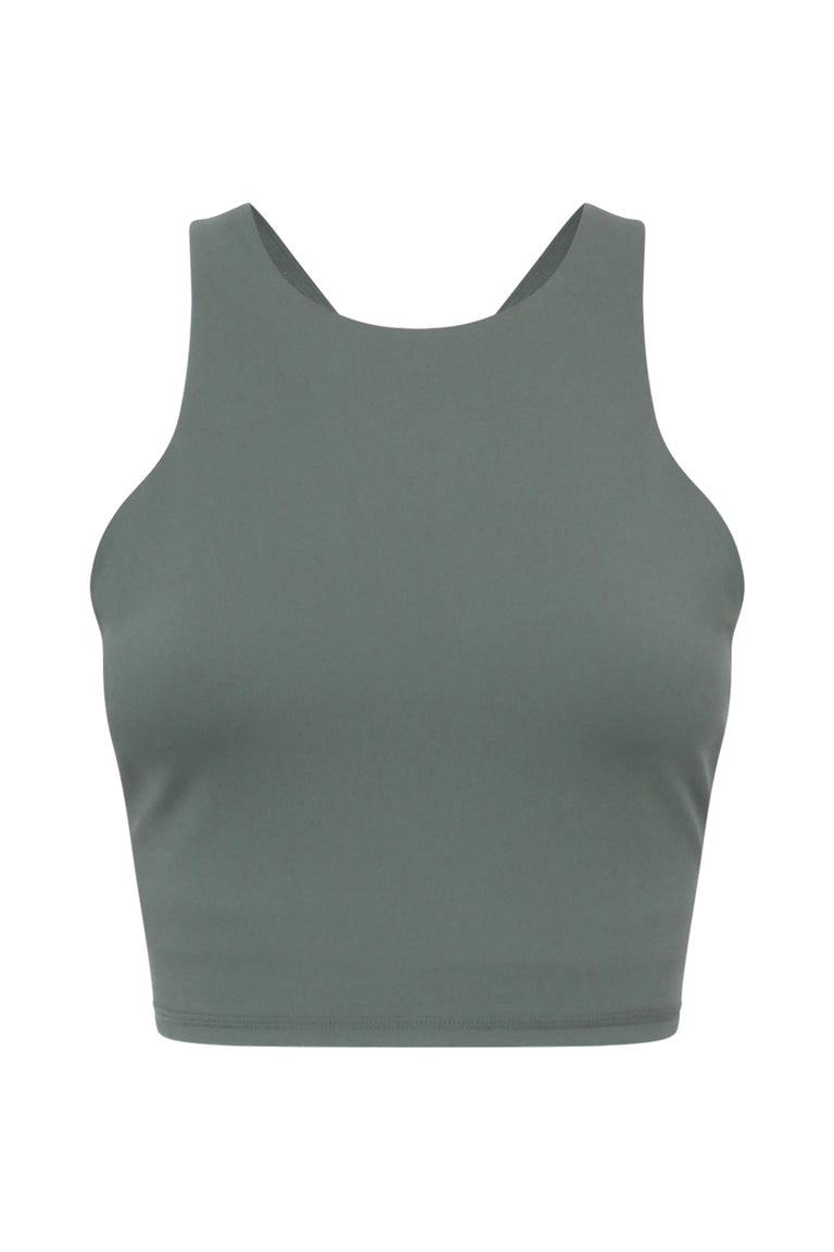 D-Luxe Racer Back Crop Top