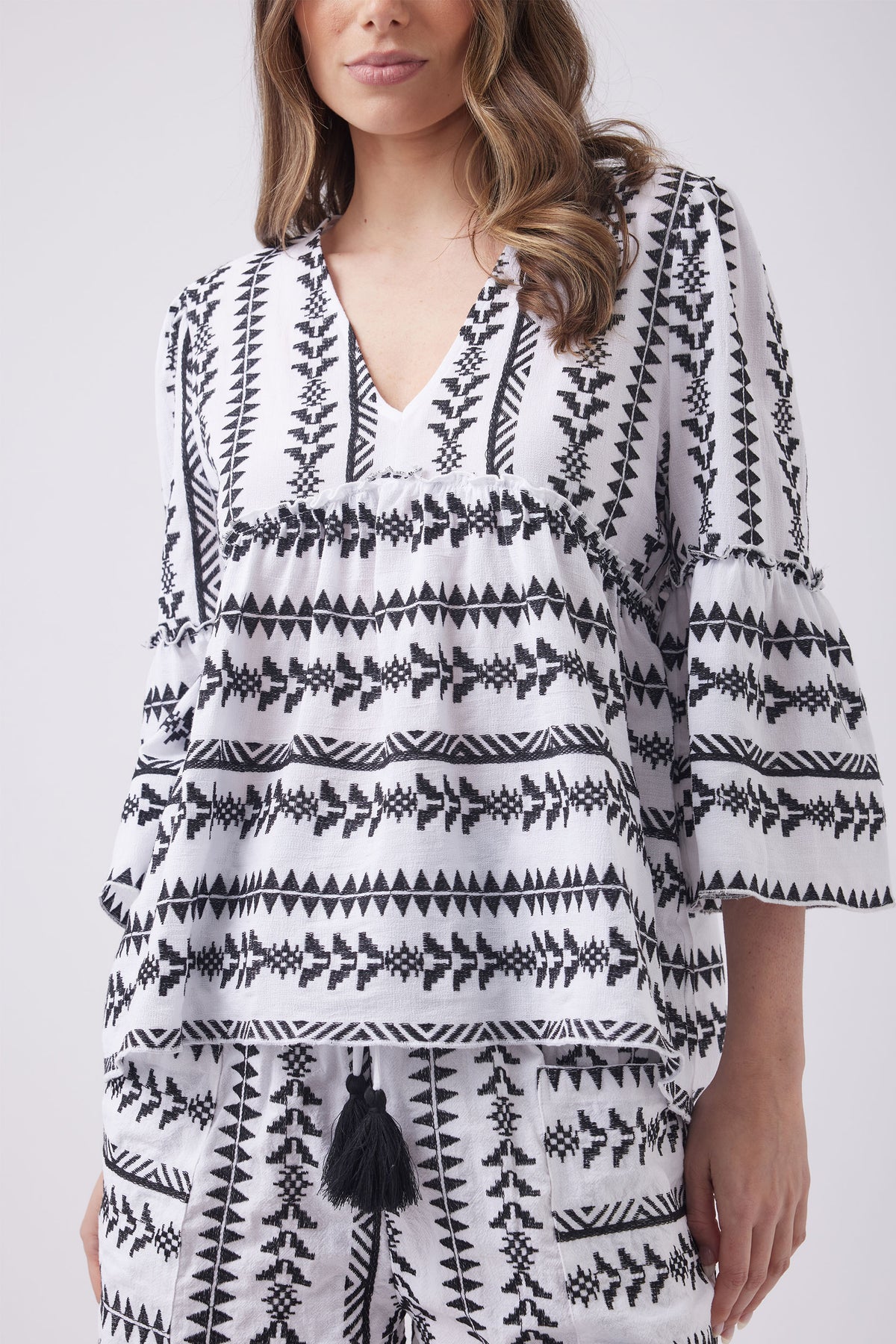 Indie Embroidered Top