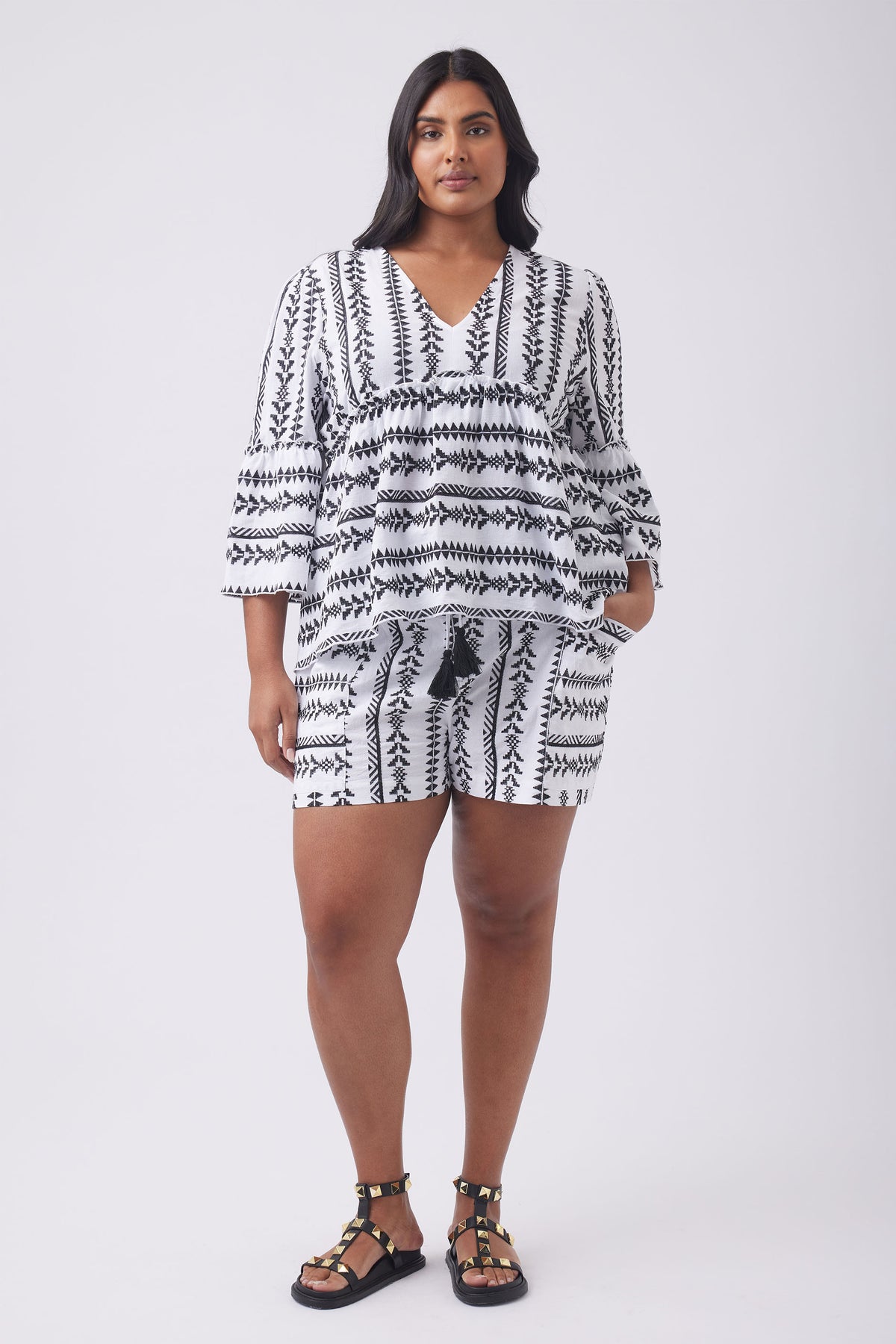 Indie Embroidered Top