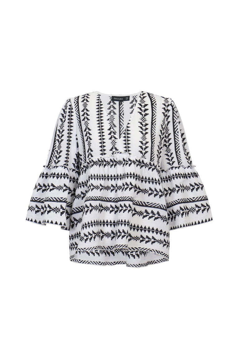 Indie Embroidered Top