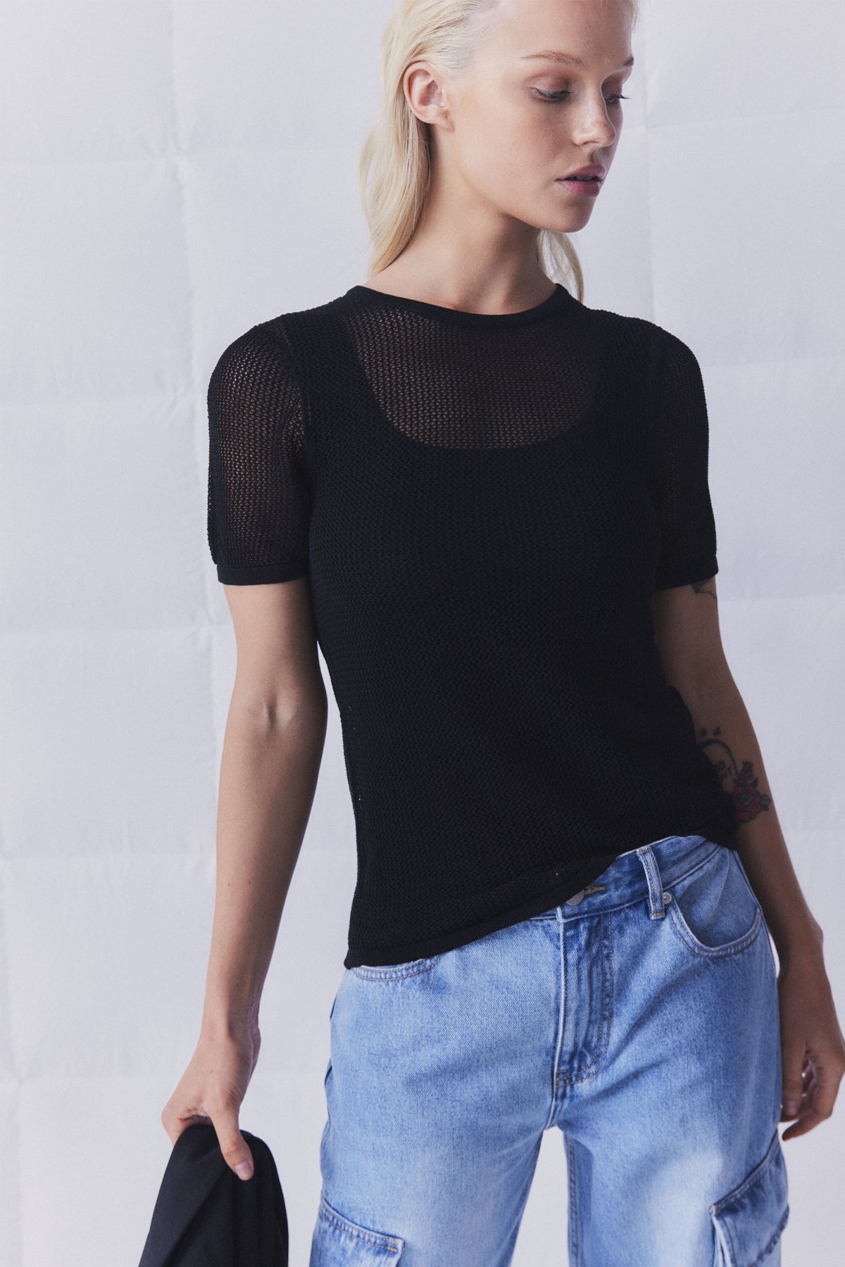 D-Luxe Knit Short Sleeve Tee