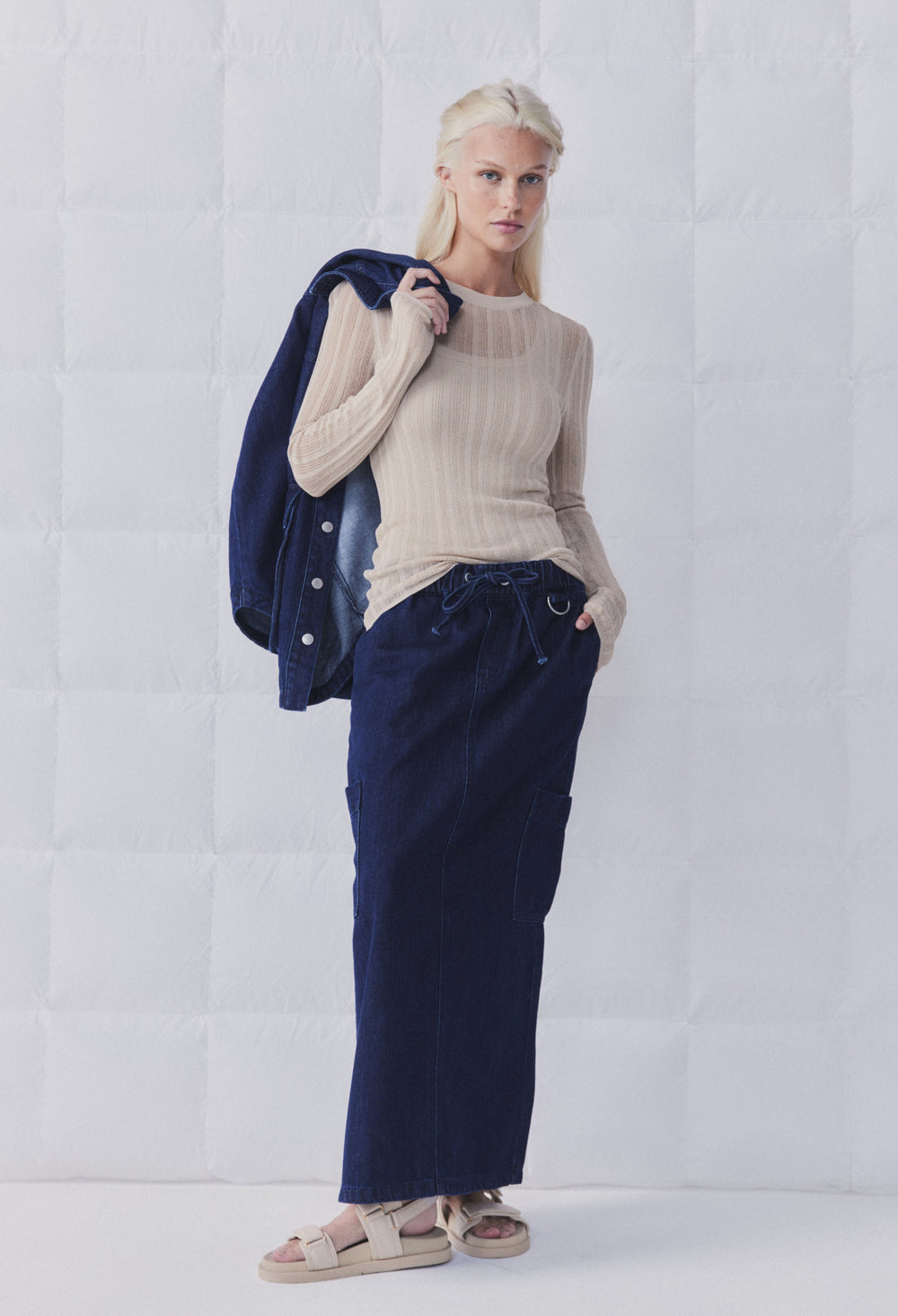 D-Luxe Knitted Long Sleeve Top