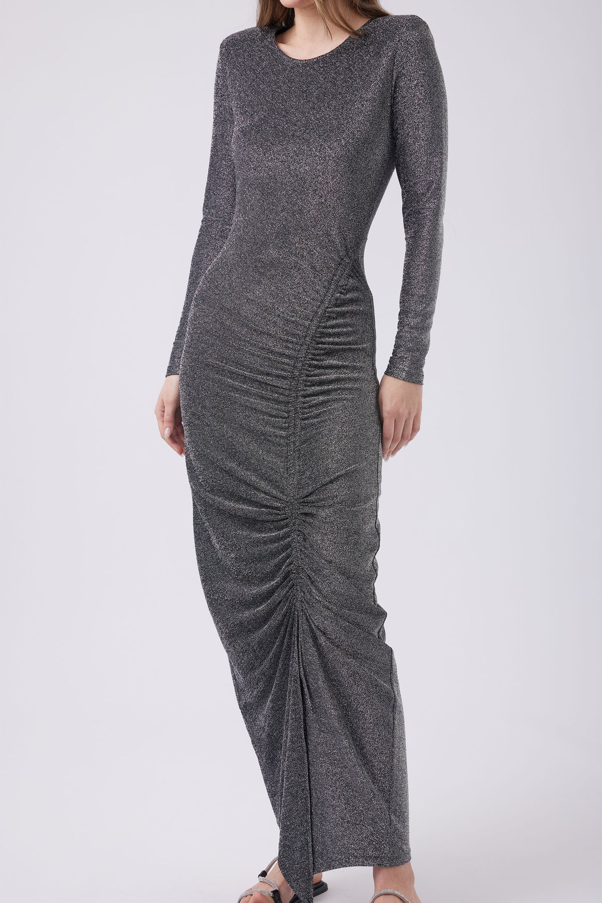 Lisa Lurex Midi Dress