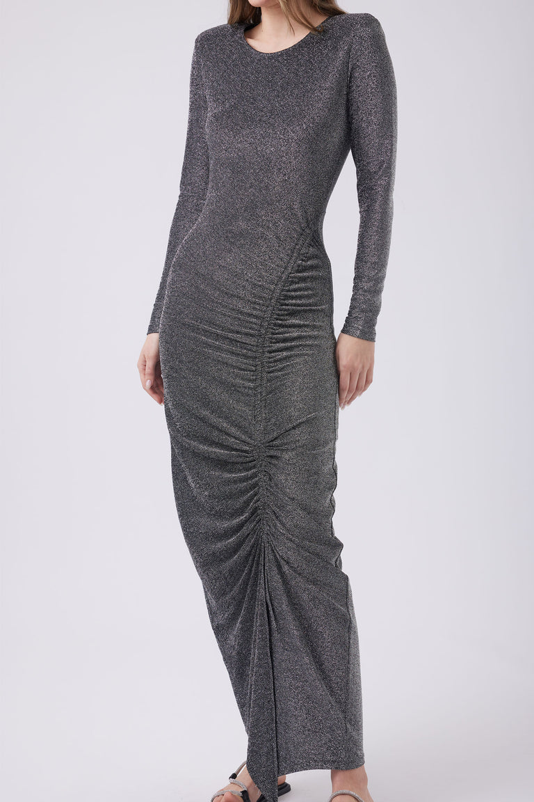 Lisa Lurex Midi Dress